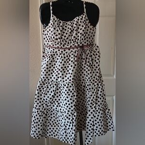 Polka Dot Sleeveless Dress